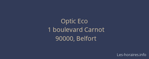 Optic Eco