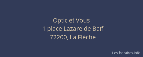 Optic et Vous