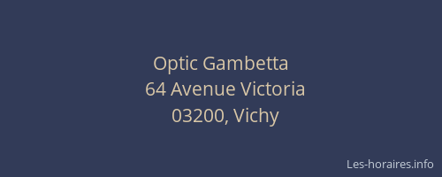 Optic Gambetta
