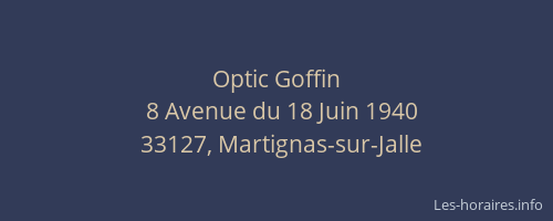 Optic Goffin
