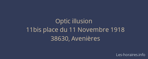 Optic illusion