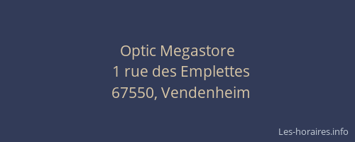 Optic Megastore