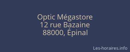 Optic Mégastore