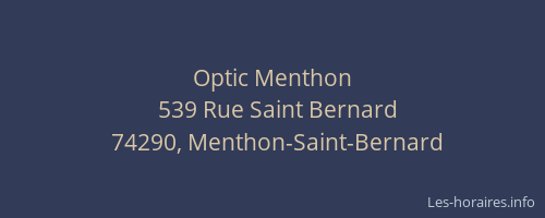 Optic Menthon