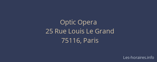 Optic Opera
