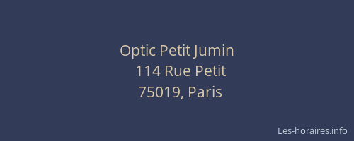 Optic Petit Jumin