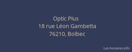 Optic Plus