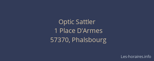 Optic Sattler