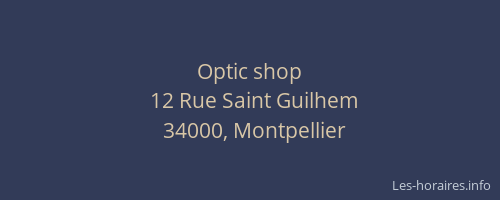 Optic shop