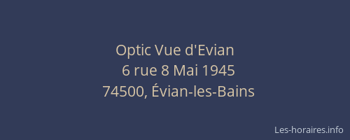 Optic Vue d'Evian