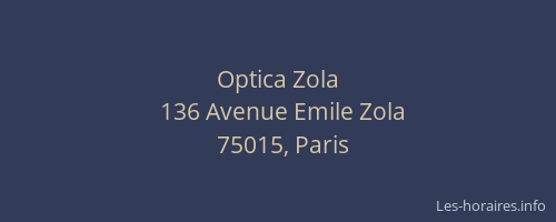 Optica Zola