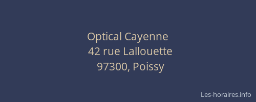 Optical Cayenne