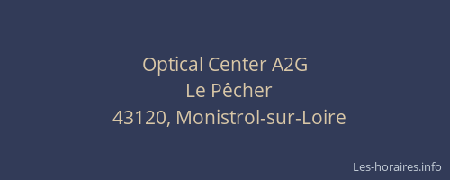Optical Center A2G