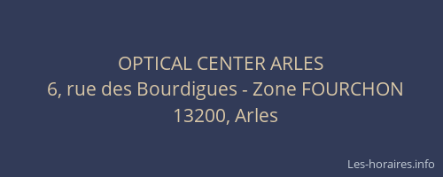 OPTICAL CENTER ARLES