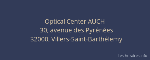 Optical Center AUCH