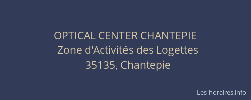 OPTICAL CENTER CHANTEPIE