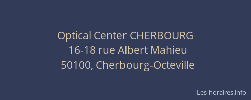 Optical Center CHERBOURG