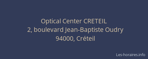 Optical Center CRETEIL