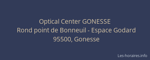 Optical Center GONESSE