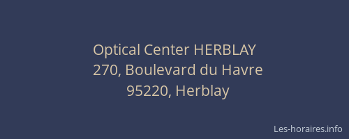 Optical Center HERBLAY