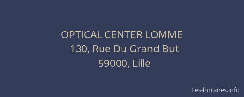 OPTICAL CENTER LOMME