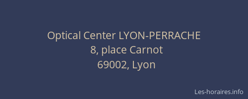 Optical Center LYON-PERRACHE
