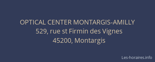 OPTICAL CENTER MONTARGIS-AMILLY