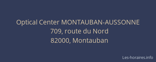 Optical Center MONTAUBAN-AUSSONNE