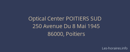 Optical Center POITIERS SUD