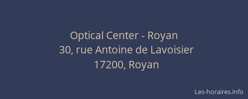 Optical Center - Royan