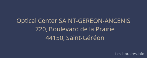 Optical Center SAINT-GEREON-ANCENIS