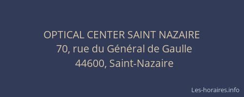 OPTICAL CENTER SAINT NAZAIRE