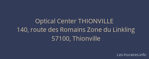Optical Center THIONVILLE