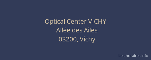 Optical Center VICHY