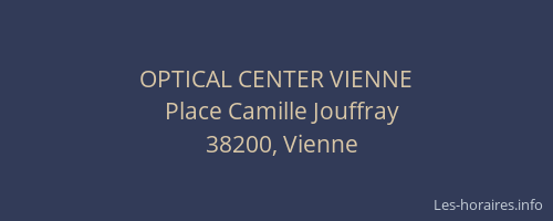 OPTICAL CENTER VIENNE