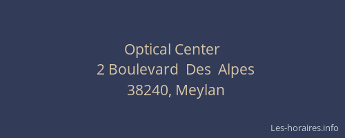 Optical Center