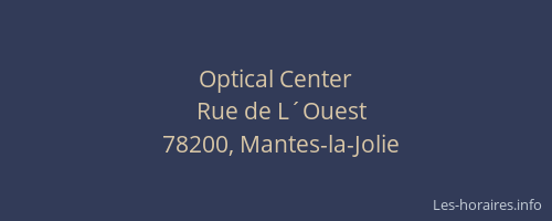 Optical Center