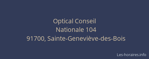 Optical Conseil