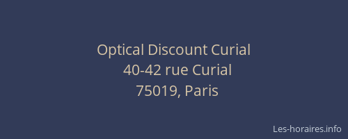 Optical Discount Curial