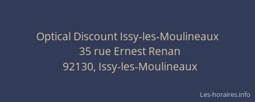 Optical Discount Issy-les-Moulineaux