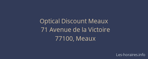 Optical Discount Meaux
