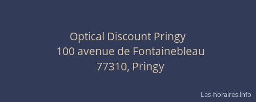 Optical Discount Pringy