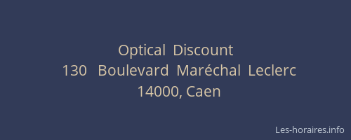 Optical  Discount