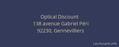 Optical Discount