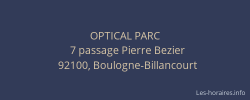 OPTICAL PARC