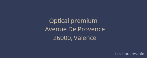 Optical premium