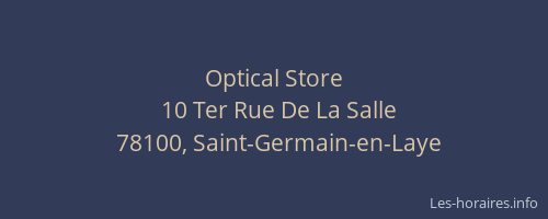 Optical Store