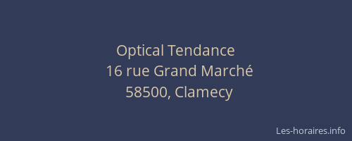 Optical Tendance