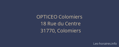 OPTICEO Colomiers