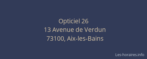 Opticiel 26